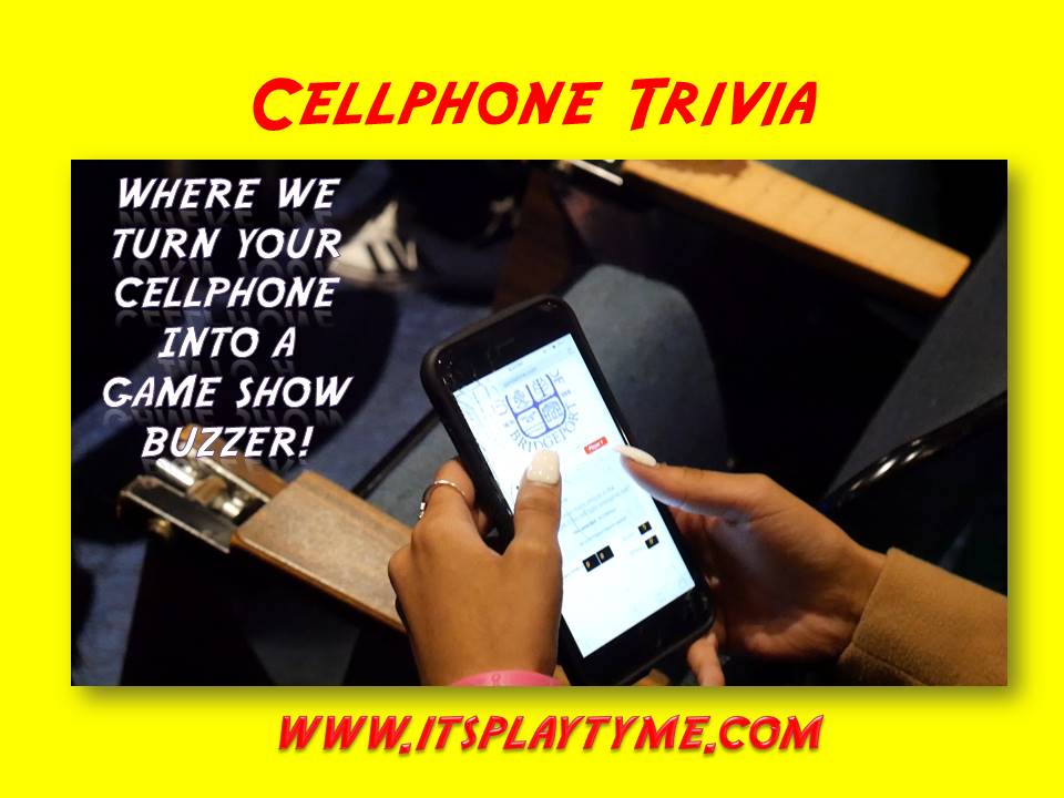 Knowledge base corporate team building - Cellphone Trivia